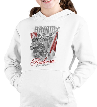 BLUZA DZIECIĘCA Z KAPTUREM- ARMIA ANDERSA